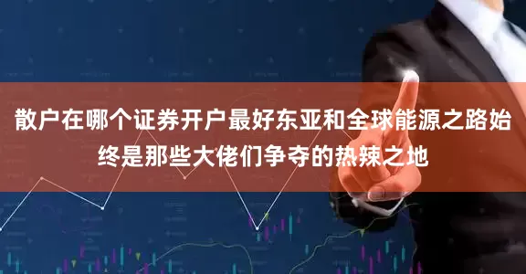散户在哪个证券开户最好东亚和全球能源之路始终是那些大佬们争夺的热辣之地